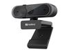Sandberg USB Webcam Pro, 1080p, inbyggt linsskydd