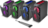 Cooler Master MasterCase H500P, ATX, fönster, RGB-fläktar - Svart#4