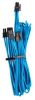 Corsair Premium Individually Sleeved Split PCIe cable (2 connectors), Type 4 (Generation 4) - Blå#1