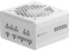 Corsair RM1000e (2025) 1000W, PCIe 5.1, ATX 3.1, 120 mm fläkt, 80PLUS Gold, semipassivt, löstagbara kablar - Vit