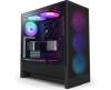 NZXT H5 Flow RGB (2024) Black, ATX - Svart