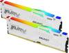 32 GB (2x16GB) DDR5-5600 Kingston FURY Beast White RGB CL36, AMD EXPO - Vit