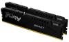 32 GB (2x16GB) DDR5-6400 Kingston FURY Beast Black CL32, AMD EXPO - Svart