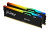 32 GB (2x16GB) DDR5-6800 Kingston FURY Beast Black RGB CL34, XMP - Svart