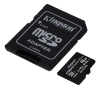 Micro Secure Digital SDHC 16 GB Kingston Canvas Select Plus, 100 MB/sek läs, Class 10, A1, UHS-I U1, inkl. SD-adapter#1