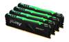 128 GB (4x32GB) DDR4-3600 Kingston FURY Beast RGB CL18 - Svart