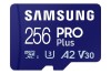 Micro Secure Digital SDXC 256 GB Samsung PRO Plus, 180/130 MB/sek, UHS-I U3 Class10 A2 V30