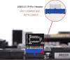 EZDIY-FAB USB 3.0 (3.1 Gen 1) Internal 19 Pin Head to USB 3.1/3.2 Type C 20 Pin A-Key Front Panel Adapter#2