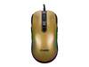 Fourze GM700 Gaming Mouse, 14400 dpi, RGB  - Svart/Guld