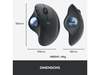 Logitech M575 Ergo Wireless Trackball, RF/Bluetooth - Grafitgrå#9