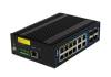 ALLNET ALL-SGI8016PM, 12xPoE+ GbE, 4xGbE, 4xSFP, fläktlös, DIN-skena, 360W PoE, Smart Layer2+#2