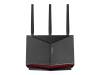 Trådlös router Asus RT-BE86, Dual Band WiFi 7 BE6800, AiMesh, 1x10GbE WAN, 4x2.5GbE LAN, USB 3.2