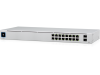 Ubiquiti Networks UniFi USW-16-POE, 16-port Gigabit med 8xPoE+, 2 SFP, 42W