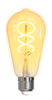 Deltaco Smart Home SH-LFE27ST64S Filament Spiral LED-lampa, E27, WiFi, 5,5W, 1800K-6500K - Vit#1