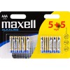 Batteri Maxell AAA alkaliskt, LR03, 10-pack