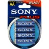 Batteri Sony Stamina Plus Alkaline AA, LR06, 4-pack