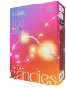 Twinkly Candies Star 100 LED RGB 6m, inomhusbruk, BT/Wifi