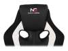 Nordic Gaming Challenger Gaming Chair - Svart/Vit#4