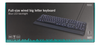 Deltaco Fullstort tangentbord med extra stora tecken, blå LED, USB, svenskt#4