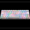 Fourze GK60 Gaming Keyboard 60%, USB-C/Bluetooth, RGB - Vit