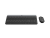 Logitech Slim Combo MK470, nordiskt, USB - Svart