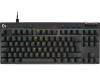 Logitech PRO X TKL RAPID Wired Gaming Keyboard Linear, Lightsync RGB - Svart