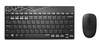 RAPOO Tangentbord/Mus Set 8000M Multi-Mode, RF/Bluetooth - Svart