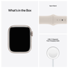 Apple Watch Series 7 GPS + Cellular 41mm Aluminiumboett med Sportband - Stjärnglans#4