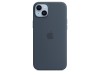 Apple silikonskal med MagSafe till iPhone 14 Plus - Stormblå