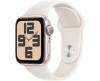 Apple Watch SE GPS 40mm Stjärnglans Aluminiumboett med Stjärnglans Sport Band - S/M