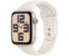 Apple Watch SE GPS 44mm Stjärnglans Aluminiumboett med Stjärnglans Sport Band - M/L