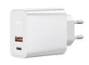 USB-laddare Baseus Speed PPS, USB-C + USB-A Quick Charge 30W - Vit#1