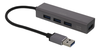 USB 3.1-hub Deltaco, 4xUSB 3.1, aluminium - Rymdgrå#1