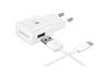 Väggladdare Samsung Fast Charger 15W USB-A, inkl. 1m USB-C-kabel - Vit#1