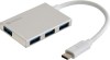 USB-C-hub Sandberg Pocket Hub, 4xUSB 3.0 - Silver#1