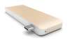 USB-C-hub Satechi, 2xUSB 3.0, kortläsare SD/MicroSD, USB Pass Through för laddning - Guld#1