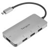 USB-C-hub Targus, 4xUSB 3.0 - Silver